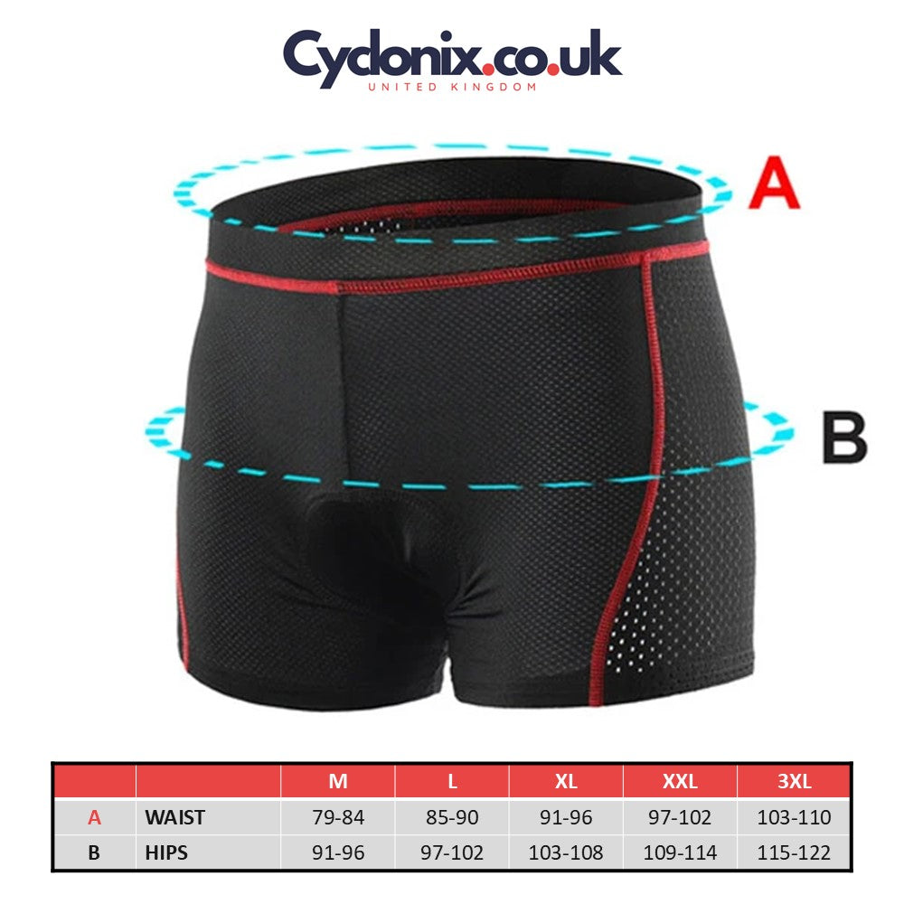 Cycling Underwear with 5D Gel Padding – CycloGel™-ridecyclonix.com