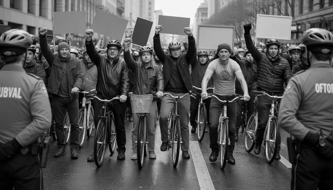 cycling rights protests history