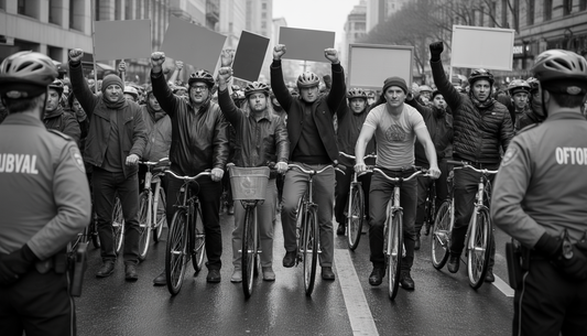 cycling rights protests history