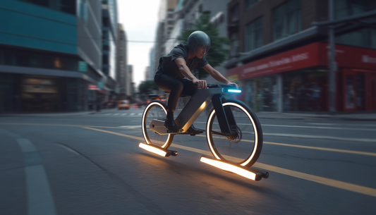 cycling levitating bikes