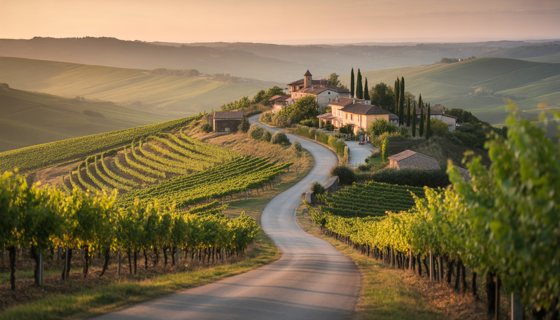 cycling routes vineyards worldwide