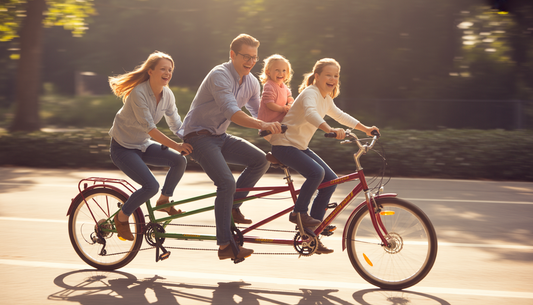 tandem bikes for families
