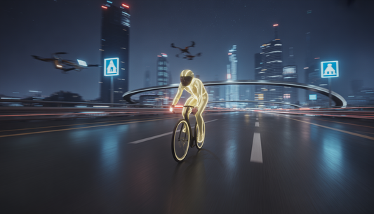 cycling futuristic highways