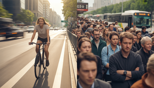 bike commuting vs public transport