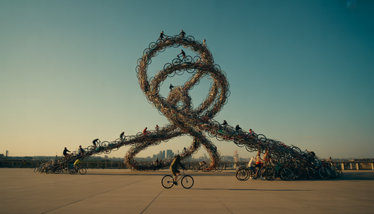 cycling art installations