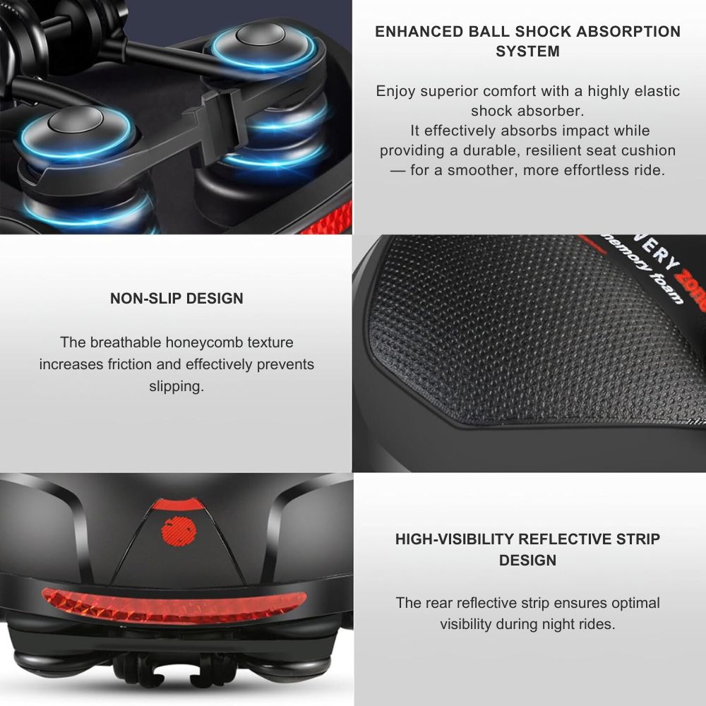 Maximum Comfort Bike Saddle – CycloSoft™-ridecyclonix.com