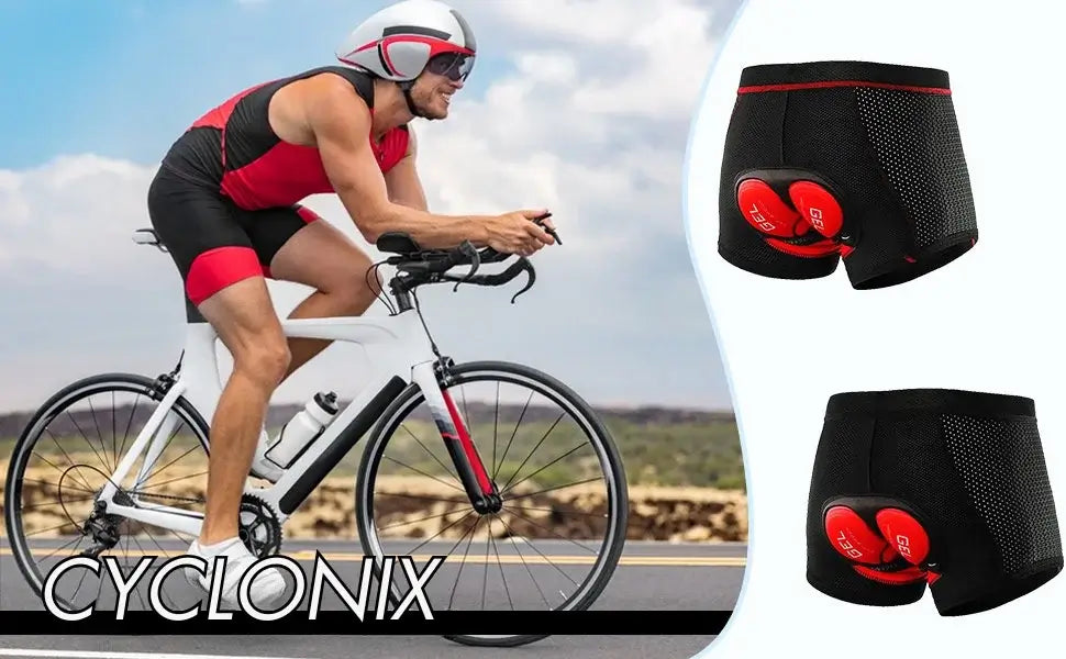 Cycling Underwear with 5D Gel Padding – CycloGel™-ridecyclonix.com