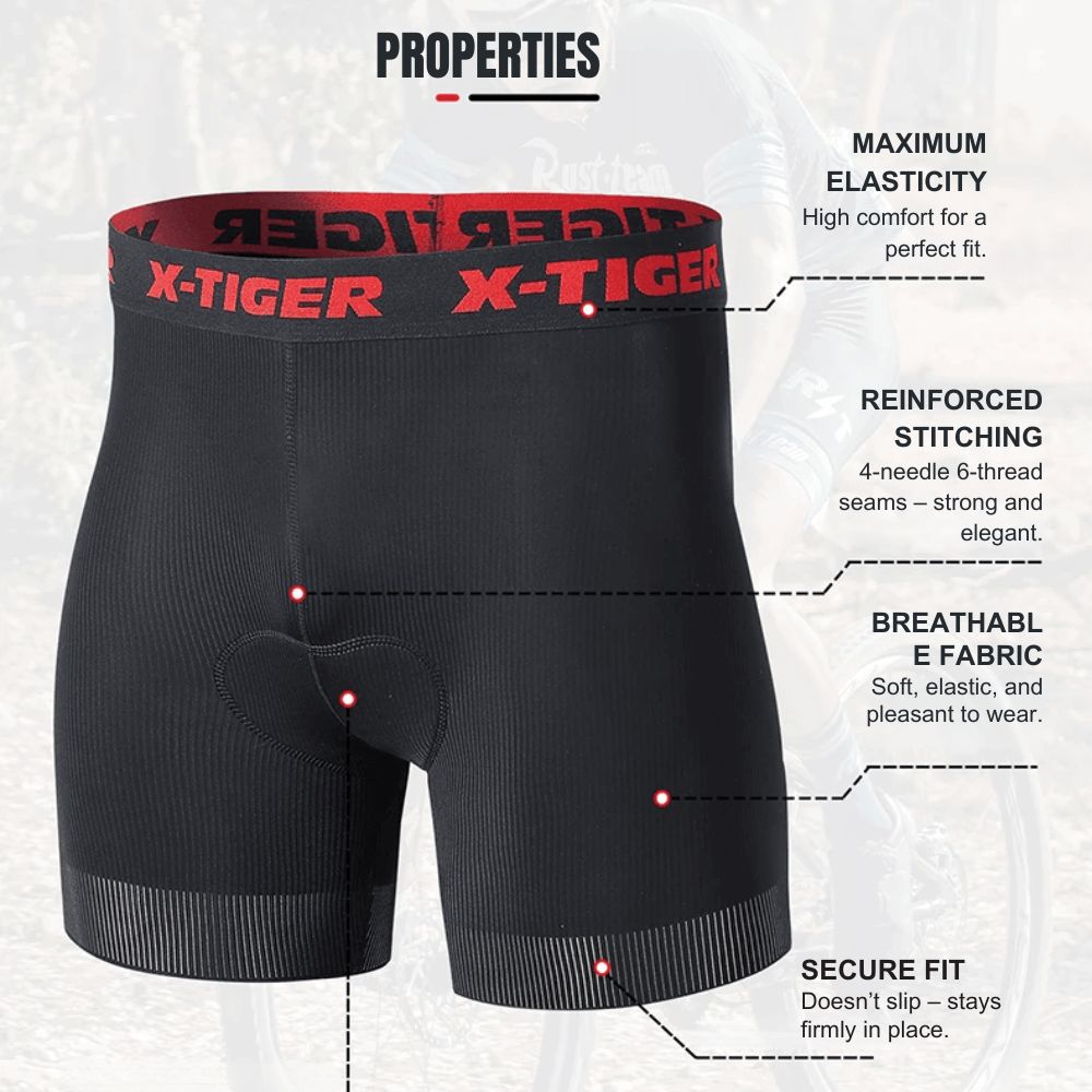Cycling Underwear with 5D Gel Padding – RideGuard™-ridecyclonix.com