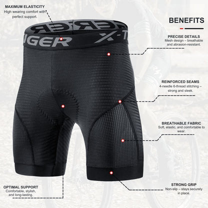 Cycling Underwear with 5D Gel Padding – VeloShield™-ridecyclonix.com