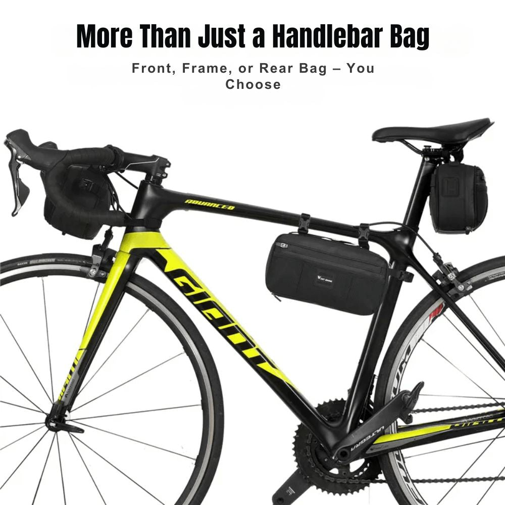 Spacious Handlebar Bag – BarCarrier™-ridecyclonix.com